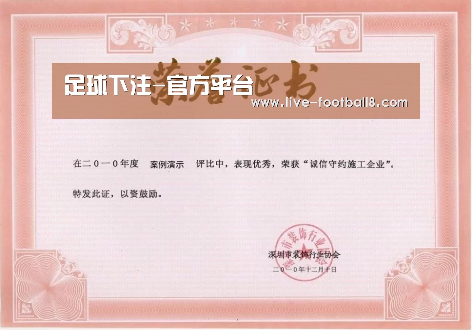 荣誉证书二